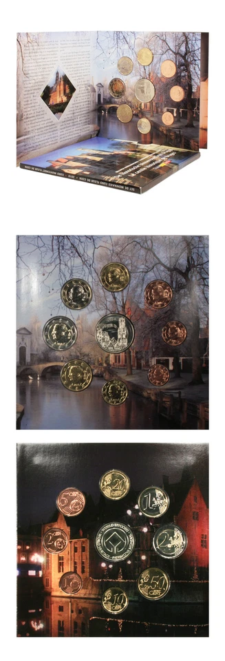 Belgium Official 9 Coins Euro Set 1 Cent to 2 Euro 2010 Br. Unc Mint Packaging - Image 1 of 1