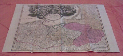 Die Karte Des Königreichs Preußen Um 1712 - Replikat • 4.99€