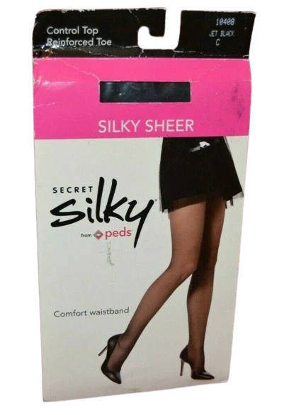 Pantimedias transparentes sedosas Secret Silky By Peds Control Top (paquete de 3) Foto 1 de 1