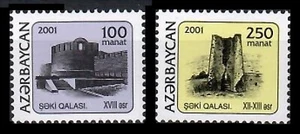 Azerbaijan 2001 * SHAKI * CASTLES * SET * DEFINITIV * MNH - Bild 1 von 2