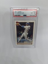 1991 Topps #790 Ken Griffey Jr. Card PSA 8