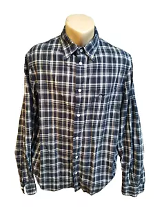 Armani Jeans Herren Hemd Gr. L blau weiß kariert - Bild 1 von 12