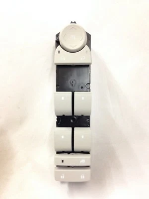 Cadillac DTS 2006+ gray Driver side master power window door mirror lock switch Foto 1 de 4