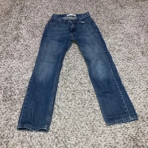 Jeans Levi’s 505 regular fit ragazzo taglia 12 reg W26 L26 - Foto 1 di 6