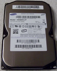 Samsung HD080HJ 80GB,Internal,7200RPM,3.5" (HD080HJ/P) HDD (Desktop) - Picture 1 of 3