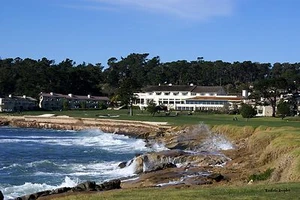 The 18th at Pebble Beach by Barbara Snyder Monterey Seascape Golf 12 Note Cards - Bild 1 von 1