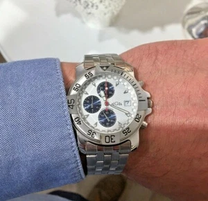 OROLOGIO uomo SIGEL WATCH, Vintage Cronografo, Water Resistant, Made in Italy  - Picture 1 of 5