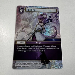 Tarjeta Final Fantasy TCG Opus XIII SAKURA FOIL 13-075R Opus 13 casi nueva - Imagen 1 de 1