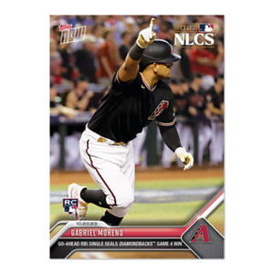 2023 Topps Now #1027 Gabriel Moreno RC Arizona Diamondbacks NLCS - Presale