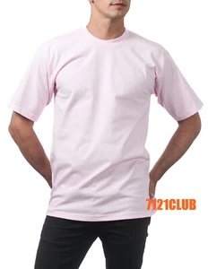 PRO CLUB HEAVYWEIGHT T SHIRTS PROCLUB MENS PLAIN SHORT SLEEVE BIG AND TALL M-7XL - Picture 1 of 42
