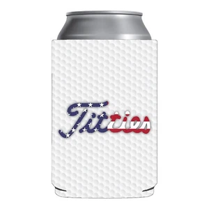 I love titties Coozie Beer College Bachelor Party Gift Golf Funny Golfer Flag - Picture 1 of 4