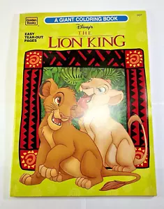 Vintage 1994 Disney The Lion King Coloring Book Simba Nala Golden Book Unused - Picture 1 of 8