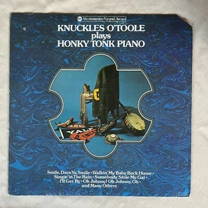 KNUCKLES O'TOOLE Plays Honky Tonk Piano 1974 Vinyl LP WGAS-68002 - VG+ - Picture 1 of 4