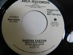 Sheena Easton – 101 1989 7" Single PROMO MCA-53629 - Picture 1 of 4