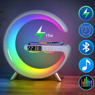 Smart G Lamp -Bluetooth Speaker Wireless Charger RGB Alarm Clock LED Night Light