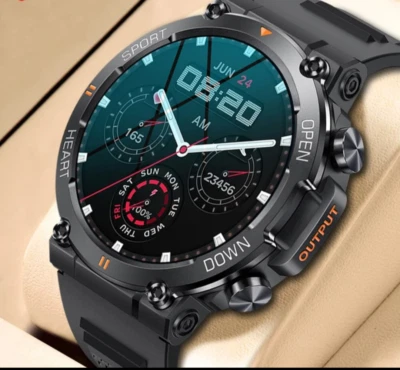 1.39 Inch HD Bluetooth Call Smart Watch Men Sports Fitness Tracker Heart Monitor - Image 1 of 4