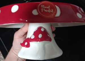 Seeds & Sunshine Hand Painted Mushroom Theme Cake NEW - Picture 1 of 4