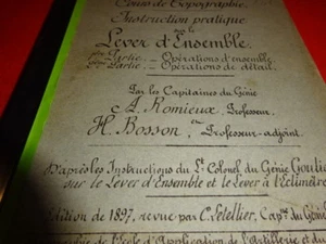 ROMIEUX & BOSSON - cours de topographie. - Picture 1 of 5