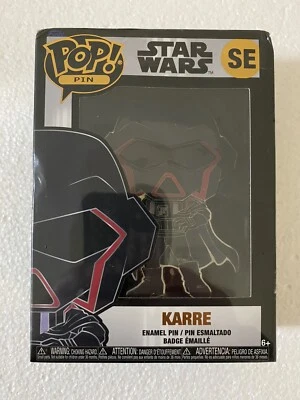 STAR WARS KARRE  EXCLUSIVE Funko Enamel POP Pin 2022 RARE New - Image 1 of 2