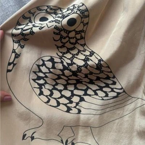 Corey Lynn Calter Anthropologie Owl Skirt 100% Silk Size 2 - Picture 1 of 7