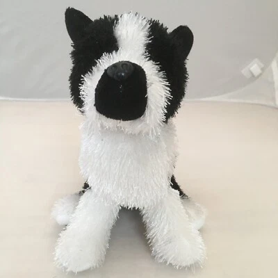 Ganz Webkinz Plush Boston Terrier Puppy Black White Stuffed Animal HM173 No Code - Image 1 of 4