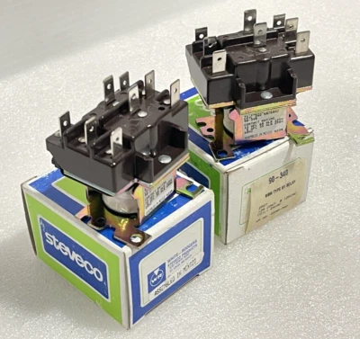 (2) White-Rodgers Magnetic Switching RBM Type 91 Relay  90-340 Coil 24VAC NEW - Image 1 of 4