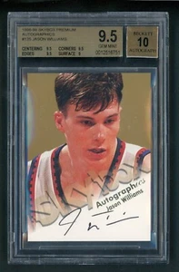 1999 Jason Williams Auto Skybox Premium BGS 9.5/10 ROOKIE RC - Picture 1 of 2