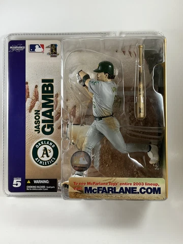 McFARLANE SPORTS PICKS MLB 5 JASON GIAMBI OAKLAND A'S CHASE FIGURE Cover