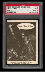 1965 Donruss King Kong Set-Break # 14 I Said Beat It Mac ! - PSA 3 MC - Picture 1 of 2