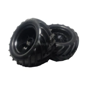 HSP part 86017NK Truck Wheel Complete Black Rim for Hispeed HiMOTO 1/16 RC Truck - Picture 1 of 10