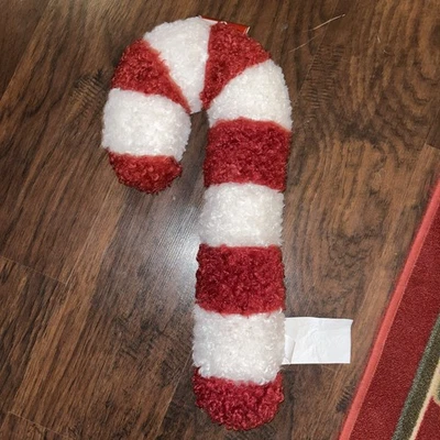 红白糖果甘蔗枕头 — 第 1/2 张图片