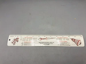 Hartford Electric Light Co. de colección Datos de cohetes de astronauta espacial del gobernante - Imagen 1 de 7