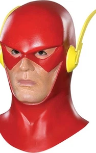 BRAND NEW LICENSED THE FLASH SUPERHERO COSTUME MASK FANCY DRESS HALLOWEEN - Picture 1 of 2