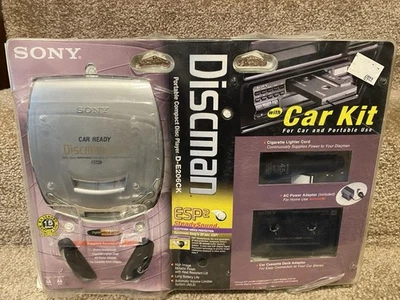 Kit Coche Sony Discman D-E206CK ESP2 Steadysound ¡Nuevo Caja Abierta! Foto 1 de 4
