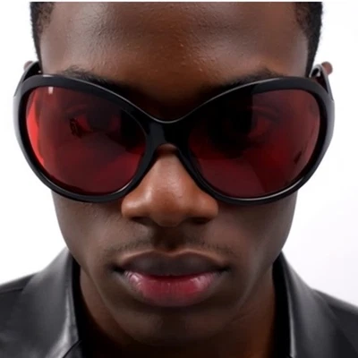 Rojo Hombres Gafas de sol Moda Diseñador Exterior Conducción Tonos Rojo Gafas Lentejas Nuevo Foto 1 de 4