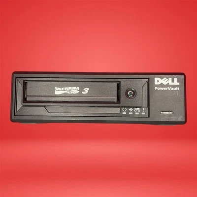 Dell PowerVault LTO-3 LTO-3-060ext  Ultrium SCSI External Tape Drive Black - Image 1 of 4
