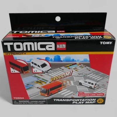 TOMY Tomica Hypercity 70504 con mapa + Toyota Probox y Mitsubishi Fuso Aero Queen Foto 1 de 4