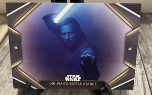 Topps Obi-Wan Kenobi #89 Obi-Wan's Battle Stance - Picture 1 of 2
