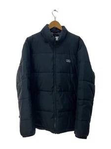 OBEY Leopard Print Down Jacket, Size M, Polyester, Black, Solid Color - Picture 1 of 9