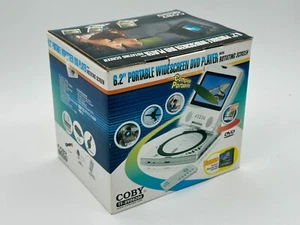 Colby 6.2" Portable Widescreen DVD Player with Remote - TF-DVD6200 - WORKS - Picture 1 of 13