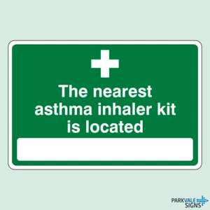 El kit de inhalador para asma más cercano es letrero localizado - Imagen 1 de 1