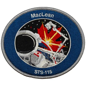 CSA-ASC STS-115 Steve MacLean Crest Canadian Space Agency Patch CSA ASC NASA - Bild 1 von 1