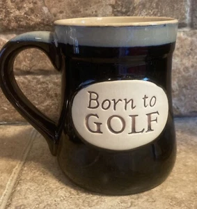 Burton and Burton Born to Golf Tasse mit Gelassenheitsgebet für Golfer auf der Rückseite. - Bild 1 von 4