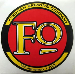 FORDHAM BREWING COMPANY 4 inch Beer STICKER, Label, Dover, DELAWARE, & MARYLAND - Picture 1 of 1