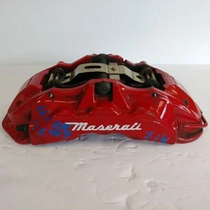 2015 MASERATI GHIBLI OEM LEFT FRONT,4 PISTON,RED - Picture 1 of 6