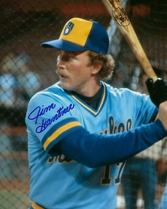 1982 BREWERS Jim Gantner signed 8x10 photo AUTO Autographed 8x10 Milwaukee - Picture 1 of 1