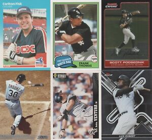 Chicago White Sox Baseball Trading Card Lot of 6 - Robin Ventura + more