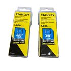 Stanley TRA706SST 3/8" Stainless Steel Staples 1K-PCS (LOT OF 2 PACKS) **SALE**