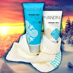 ROSMARIN WEIßE BIRKE WINTER SPA DUSCHGEL SHAMPOO FUßBALSAM + SOCKEN WARMMASSAGE - Bild 1 von 1