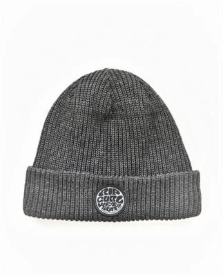 Gorro de punto con puños para hombre Rip Curl ~ Icons Reg negro - Imagen 1 de 3